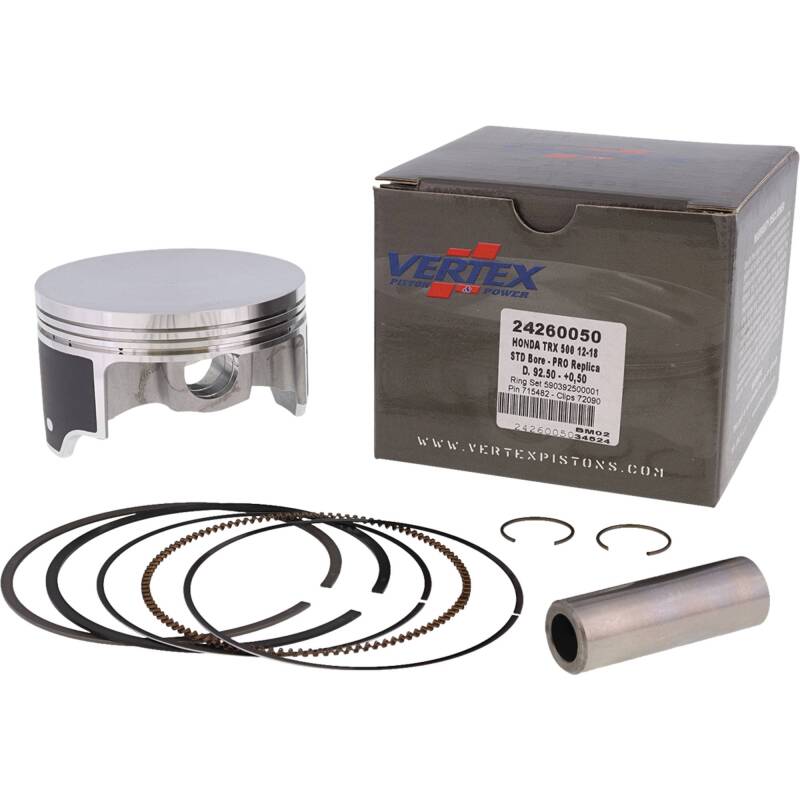 Honda Pioneer Forged Replica Piston Kit - Vertex Pistons - +0.50mm Oversized - `15-`23